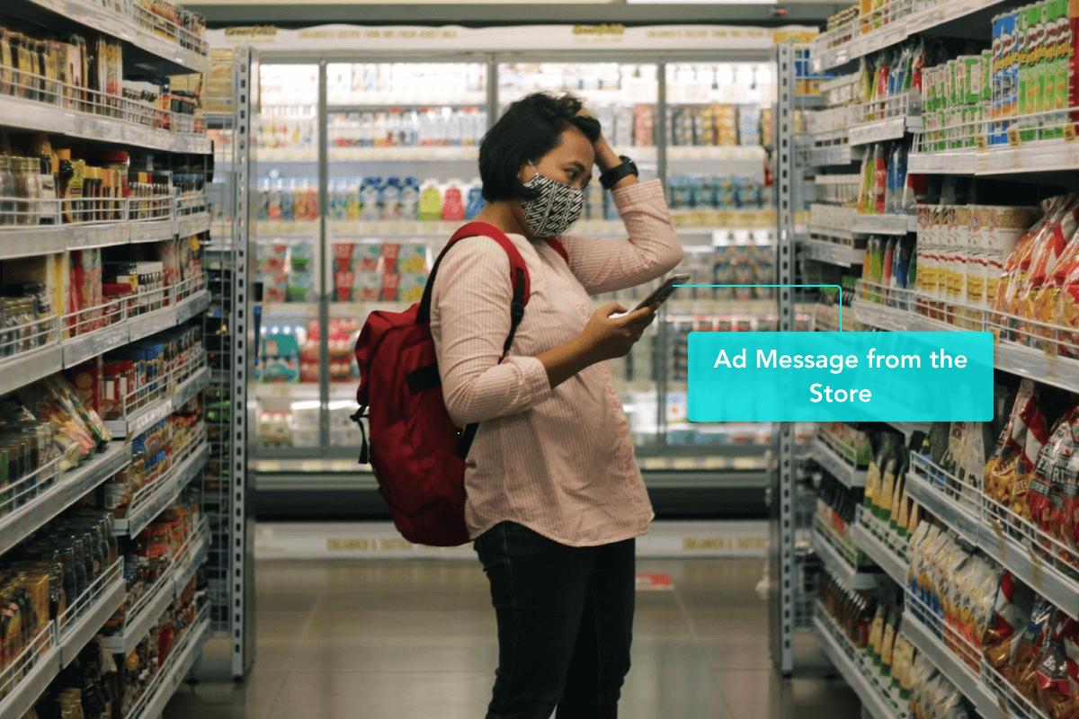 Send Ad Messages to Buyers in the Store