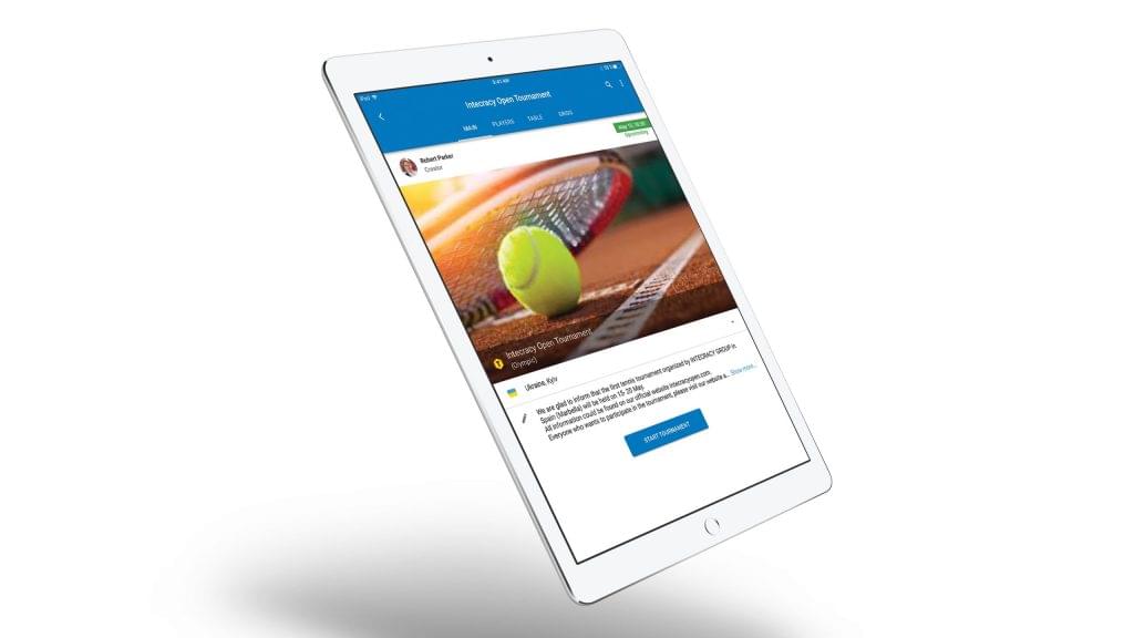 Palms - Mobile Application for Tennis Tournament