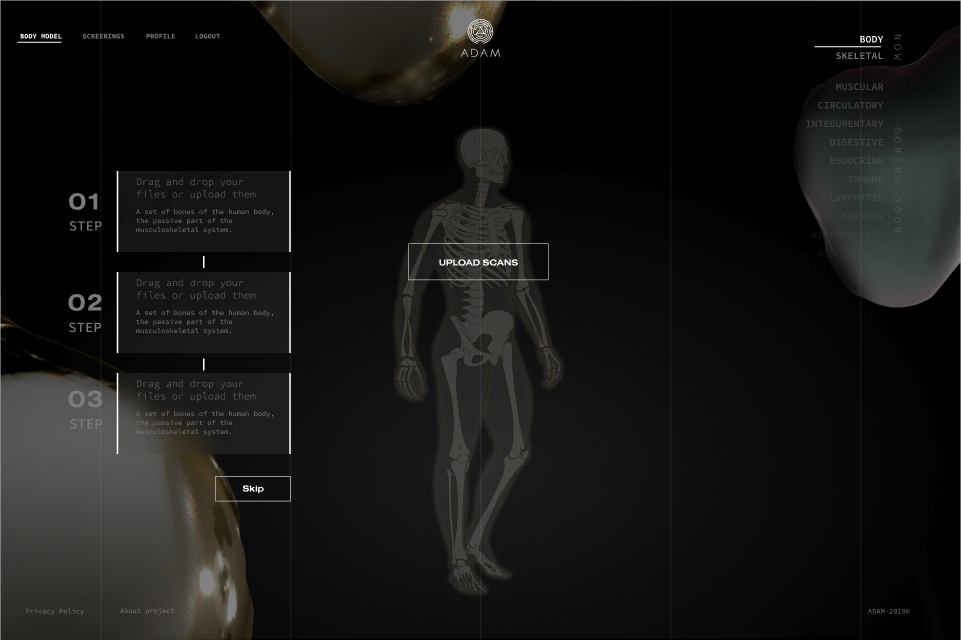 User-friendly interface for medical images storing developed by Softengi